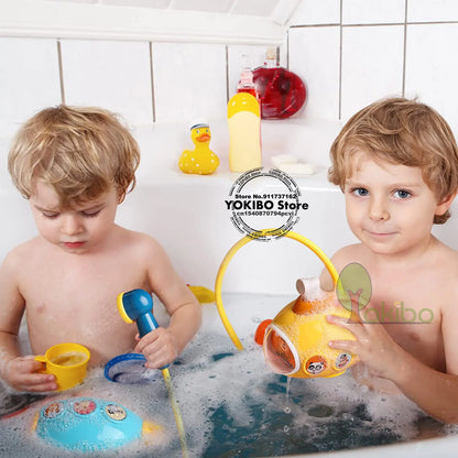 Splash 'n Spray: Electric Duck Baby Bath Toy Set