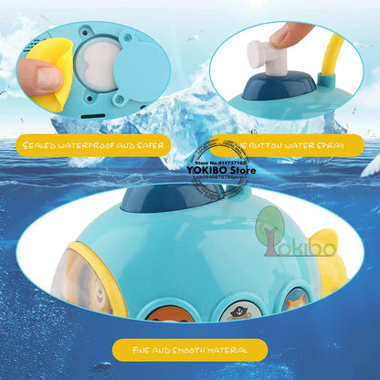 Splash 'n Spray: Electric Duck Baby Bath Toy Set